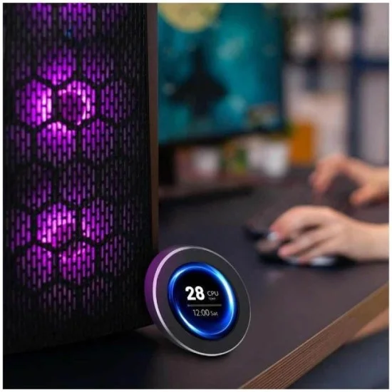 Porodo Gaming 2.1 Dia Mini Smart Information Screen - Black